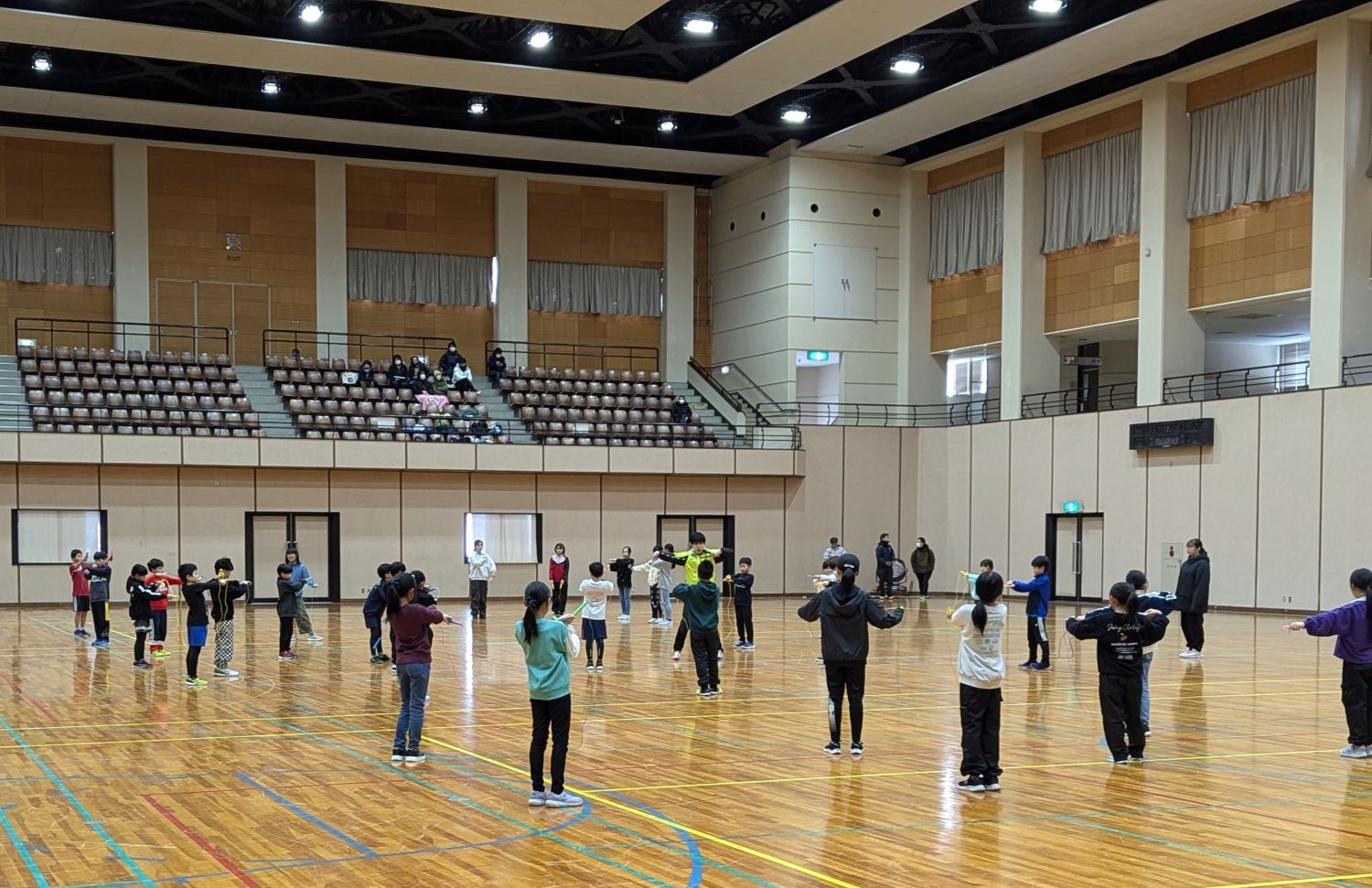 長井市民なわとびチャレンジ大会を開催しました。