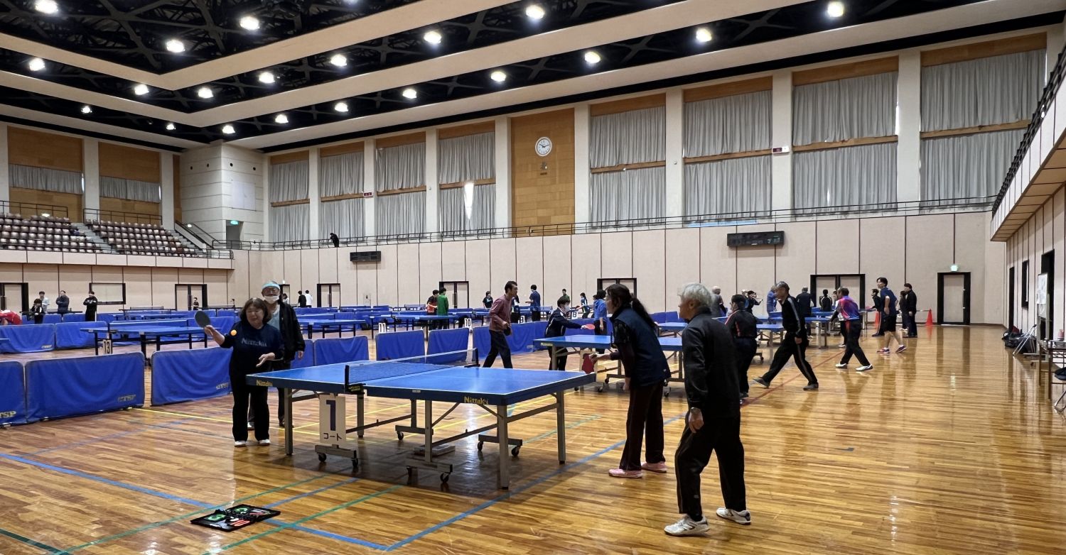 長井市民卓球大会を開催しました。